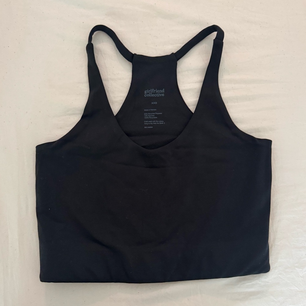 girlfriend collective cleo halter bra